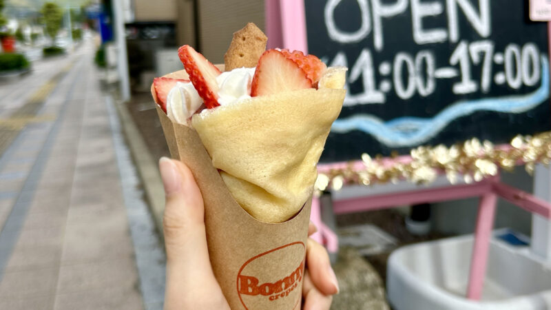 伊万里市民センター近くのクレープ屋さん／Bonny crepes〈伊万里市〉