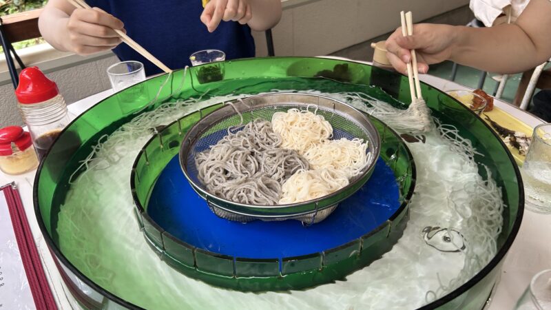 初体験！そうめん流し／轟涼庵〈諫早市〉