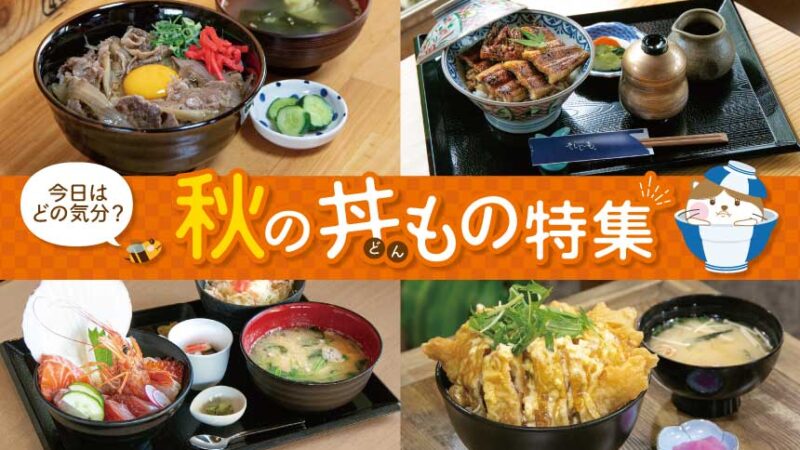 お肉も、海鮮も！大満足の一杯が大集合♪ 今日はどの気分？秋の丼もの特集